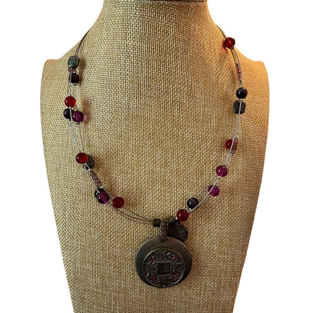 Eastern Inspired Necklace, 18 inch